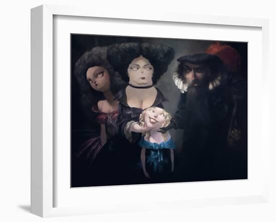 The Proposal, from 'Bluebeard' by Charles Perrault (1628-1703)-Daniel Cacouault-Framed Giclee Print