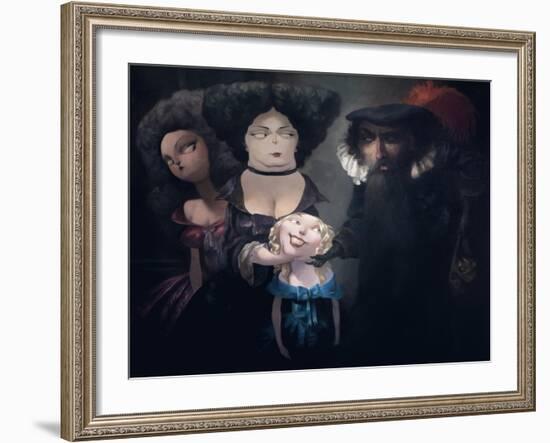 The Proposal, from 'Bluebeard' by Charles Perrault (1628-1703)-Daniel Cacouault-Framed Giclee Print