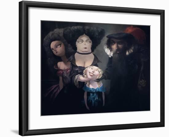 The Proposal, from 'Bluebeard' by Charles Perrault (1628-1703)-Daniel Cacouault-Framed Giclee Print