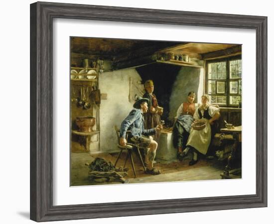 The Proposal-Karl Emil Rau-Framed Giclee Print