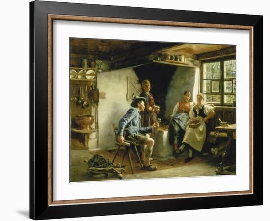 The Proposal-Karl Emil Rau-Framed Giclee Print