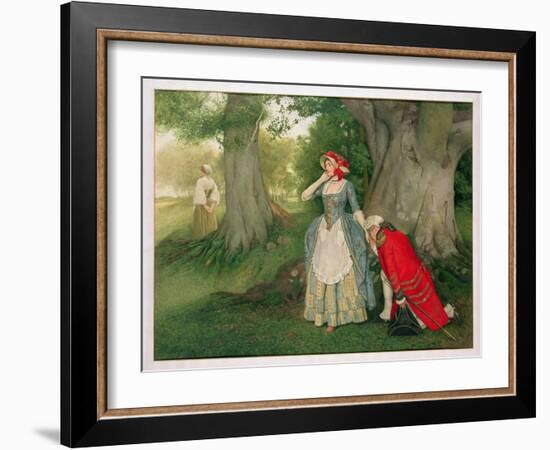 The Proposal-Sir James Dromgole Linton-Framed Giclee Print