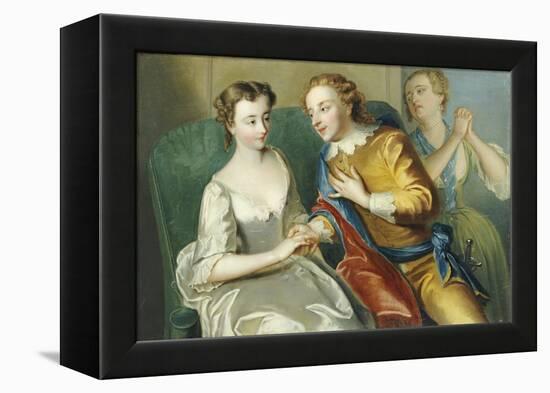 The Proposal-Philippe Mercier-Framed Premier Image Canvas