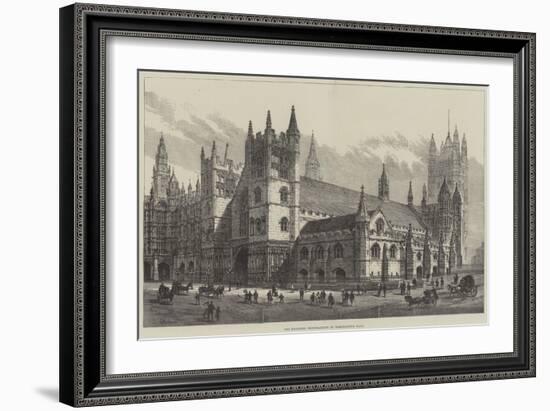 The Proposed Restorations of Westminster Hall-Frank Watkins-Framed Giclee Print