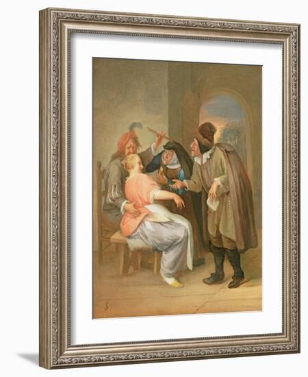 The Proposition-Jan Havicksz. Steen-Framed Giclee Print