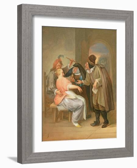 The Proposition-Jan Havicksz. Steen-Framed Giclee Print