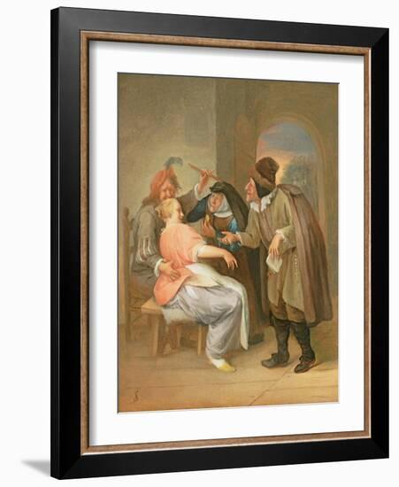 The Proposition-Jan Havicksz. Steen-Framed Giclee Print