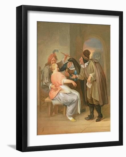 The Proposition-Jan Havicksz. Steen-Framed Giclee Print