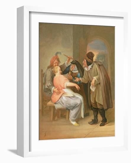 The Proposition-Jan Havicksz. Steen-Framed Giclee Print