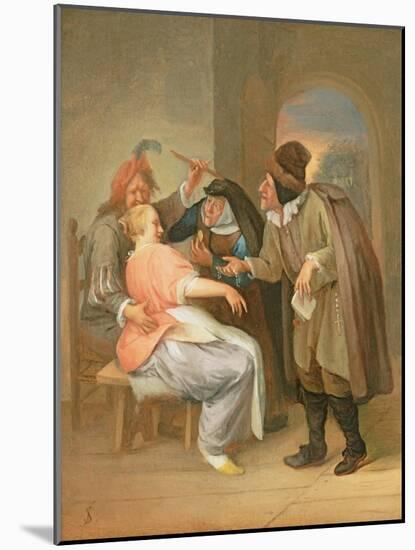 The Proposition-Jan Havicksz. Steen-Mounted Giclee Print