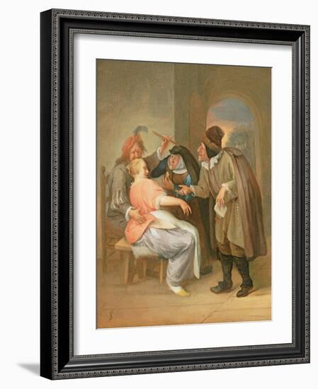 The Proposition-Jan Havicksz. Steen-Framed Giclee Print