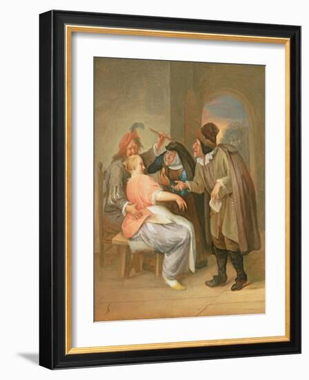 The Proposition-Jan Havicksz. Steen-Framed Giclee Print