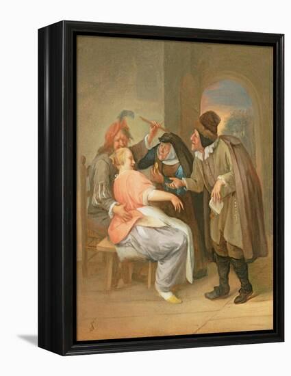 The Proposition-Jan Havicksz. Steen-Framed Premier Image Canvas