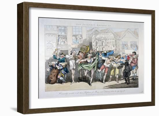 The Prospect before Us, 1791-Thomas Rowlandson-Framed Giclee Print