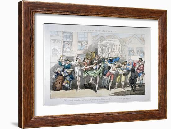 The Prospect before Us, 1791-Thomas Rowlandson-Framed Giclee Print