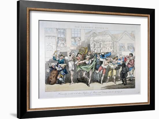 The Prospect before Us, 1791-Thomas Rowlandson-Framed Giclee Print