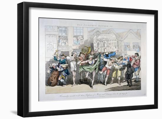 The Prospect before Us, 1791-Thomas Rowlandson-Framed Giclee Print