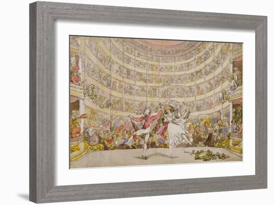 The Prospect before Us, England, Late 18th Century-Thomas Rowlandson-Framed Giclee Print