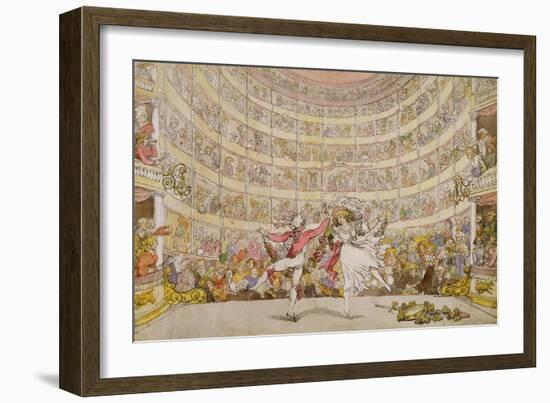 The Prospect before Us, England, Late 18th Century-Thomas Rowlandson-Framed Giclee Print