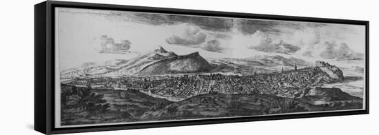 The Prospect of Edinburgh from the North, from 'Theatrum Scotiae', Edition Published in 1719-John Slezer-Framed Premier Image Canvas