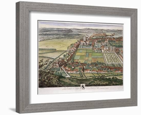 The Prospect of Nottingham from the East-Leonard Knyff-Framed Giclee Print