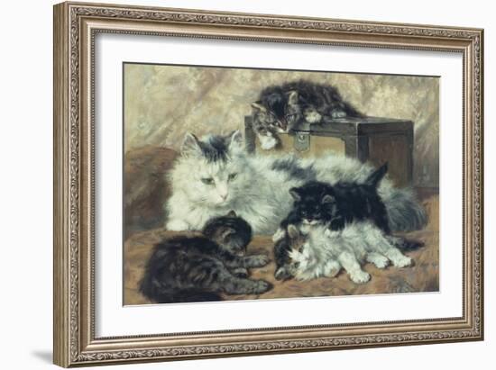 The Proud Mother-Charles Van Den Eycken-Framed Giclee Print