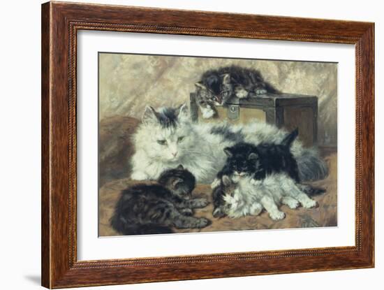 The Proud Mother-Charles Van Den Eycken-Framed Giclee Print