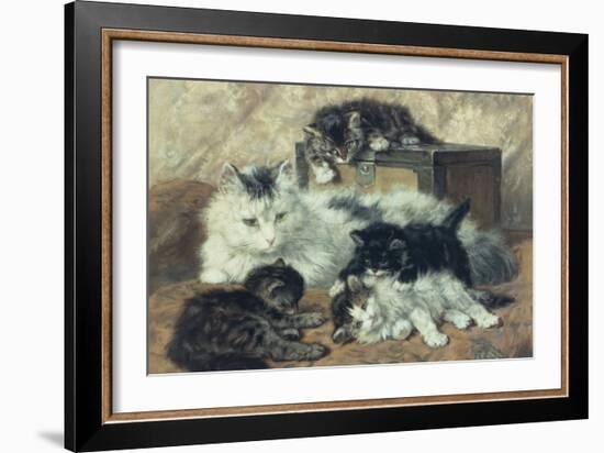 The Proud Mother-Charles Van Den Eycken-Framed Giclee Print