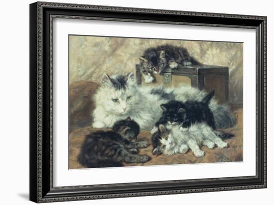 The Proud Mother-Charles Van Den Eycken-Framed Giclee Print