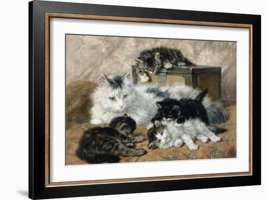 The Proud Mother-Charles Van Den Eychen-Framed Giclee Print