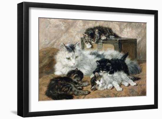 The Proud Mother-Charles Van Den Eychen-Framed Giclee Print