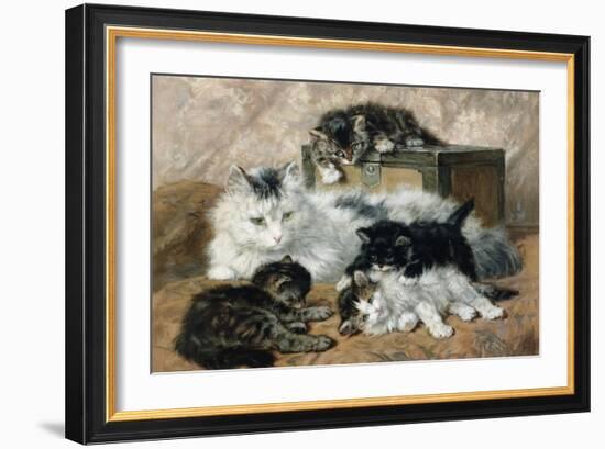 The Proud Mother-Charles Van Den Eychen-Framed Giclee Print