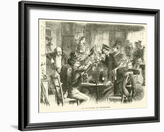 The Prussians at Versailles, October 1870-null-Framed Giclee Print