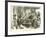 The Prussians at Versailles, October 1870-null-Framed Giclee Print