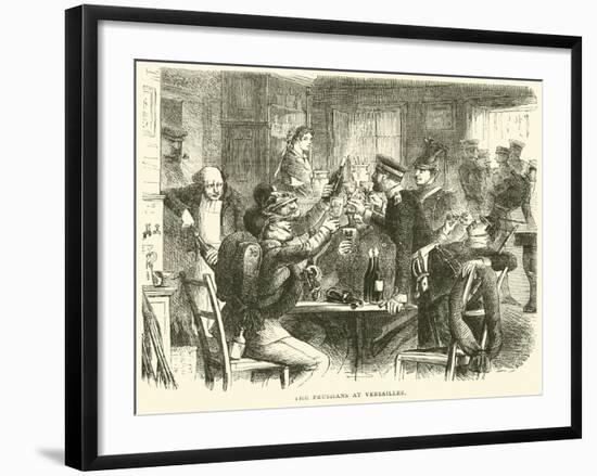 The Prussians at Versailles, October 1870-null-Framed Giclee Print