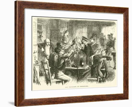 The Prussians at Versailles, October 1870-null-Framed Giclee Print