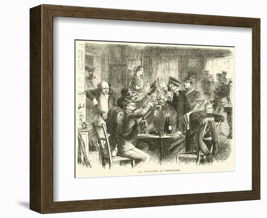 The Prussians at Versailles, October 1870-null-Framed Giclee Print