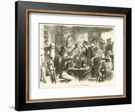 The Prussians at Versailles, October 1870-null-Framed Giclee Print