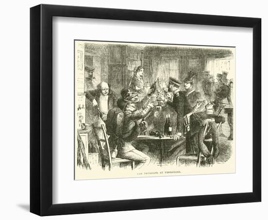 The Prussians at Versailles, October 1870-null-Framed Giclee Print