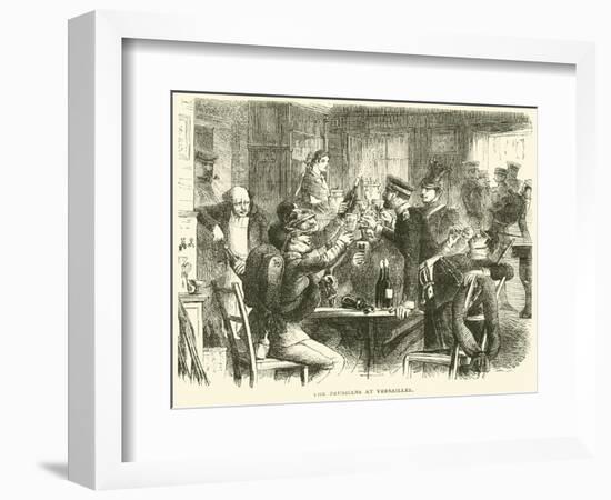 The Prussians at Versailles, October 1870-null-Framed Giclee Print