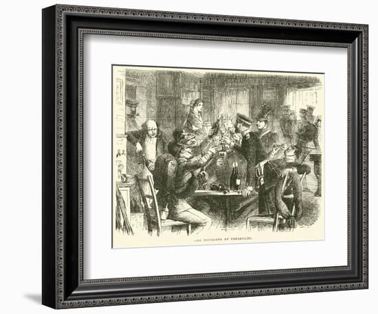 The Prussians at Versailles, October 1870-null-Framed Giclee Print