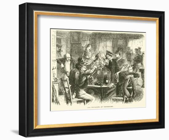 The Prussians at Versailles, October 1870-null-Framed Giclee Print