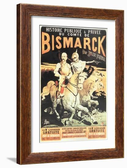 The Public and Private History of Count Bismarck, 1883-Léon Choubrac-Framed Giclee Print