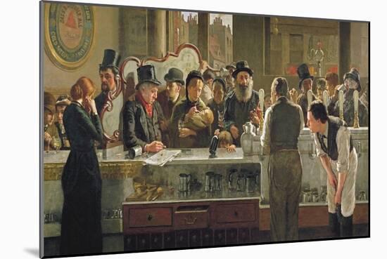 The Public Bar, 1883-John Henry Henshall-Mounted Giclee Print