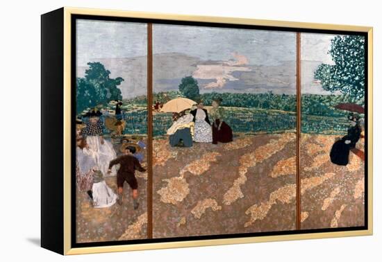 The Public Gardens (Detail), 1894-Edouard Vuillard-Framed Premier Image Canvas