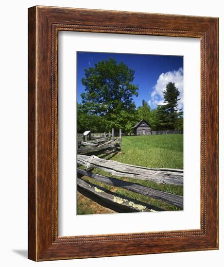 The Puckett Cabin, Blue Ridge Parkway, Virginia, USA-Charles Gurche-Framed Photographic Print