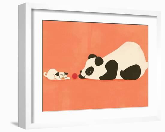 The Pug and the Panda-Jay Fleck-Framed Premium Giclee Print