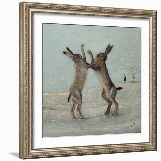 The Pugilists, 2015, (Oil on Panel)-Chris Ross Williamson-Framed Giclee Print