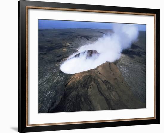 The Pulu O's Cinder Cone, Hawaiian Islands-Robert Francis-Framed Photographic Print
