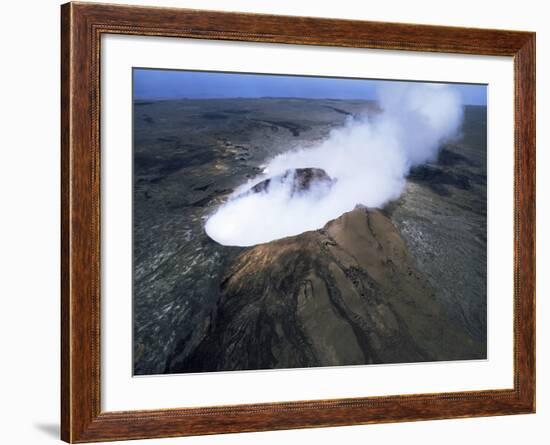 The Pulu O's Cinder Cone, Hawaiian Islands-Robert Francis-Framed Photographic Print